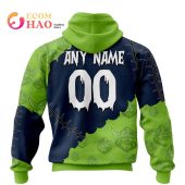 Nrl Canberra Raiders Custom Your Name Number Halloween Style 3d Hoodie 3 Crozy.jpg - demo10