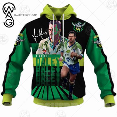 NRL Canberra Raiders Laurie Daley No 6 Pullover Hoodie V5