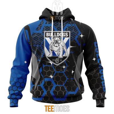 NRL Canterbury-Bankstown Bulldogs Custom Name Number MotoCross Style Pullover Hoodie
