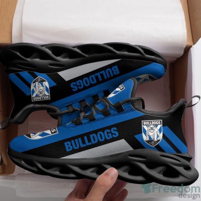 NRL Canterbury-Bankstown Bulldogs Blue Black Max Soul Shoes