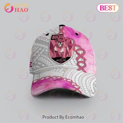 NRL Canterbury-Bankstown Bulldogs Custom Name Fight Cancer Pink Classic Cap