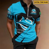 Nrl Cronulla Sutherland Sharks Custom Name Special Edition Zipper Polo Shirt 5840.jpg - demo10
