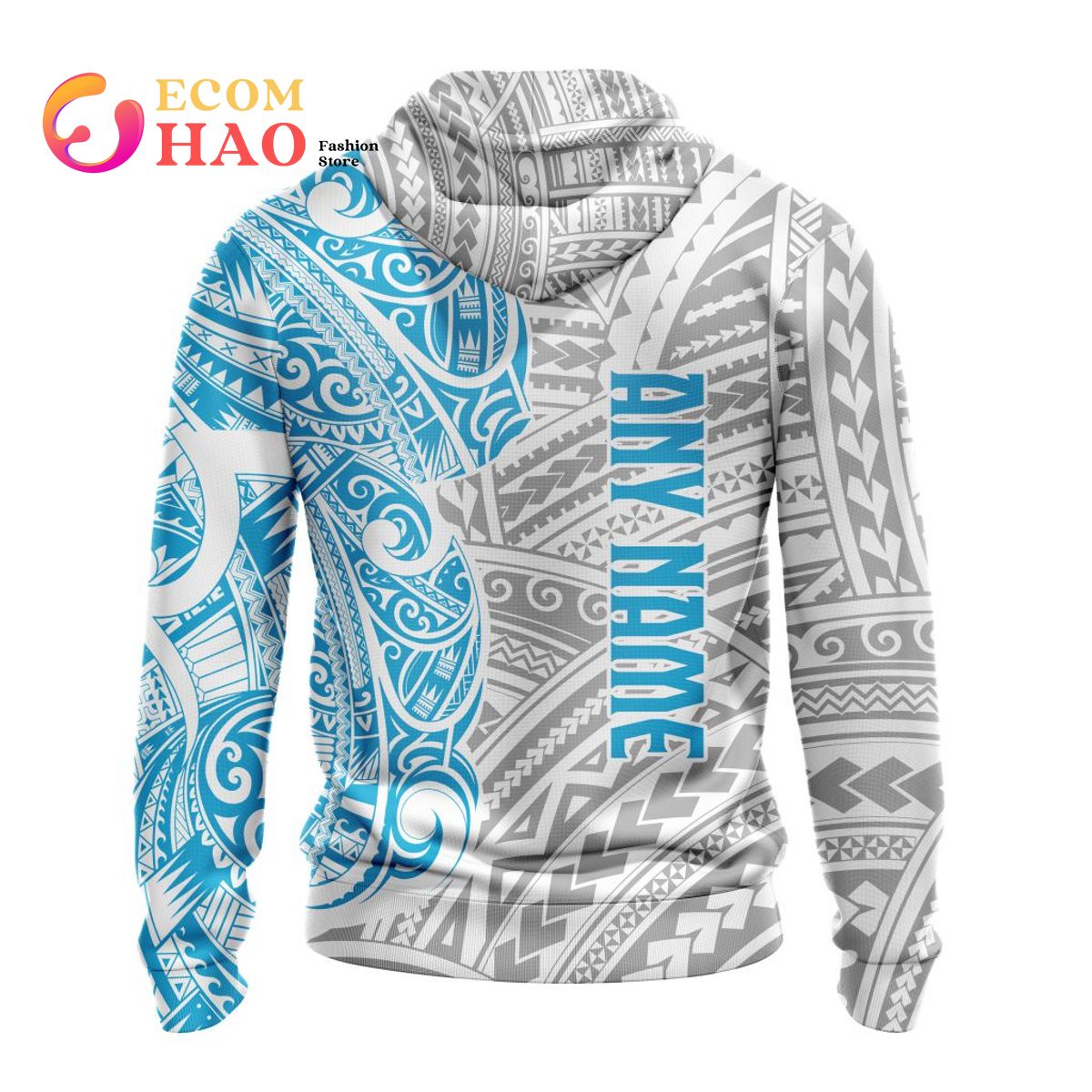 NRL Cronulla-Sutherland Sharks Custom Name Indigenous Pullover Hoodie NRL Cronulla-Sutherland Sharks Custom Name Indigenous Pullover Hoodie