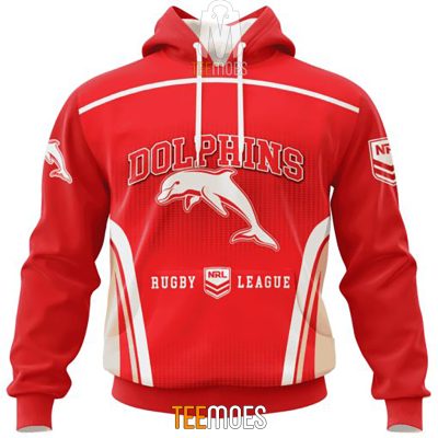 NRL Dolphins Custom Name Number Special Sideline Pullover Hoodie