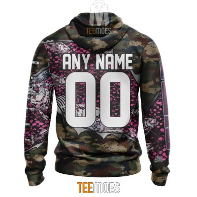 NRL Manly Warringah Sea Eagles Custom Name Number Special Camo Fishing Pullover Hoodie