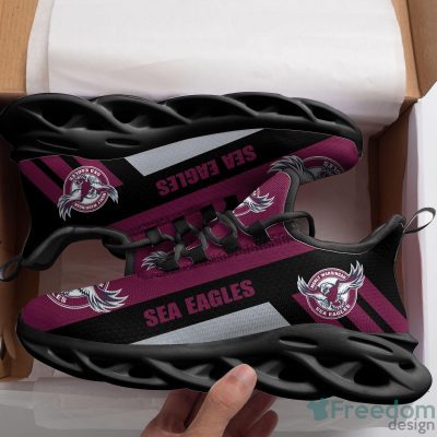 NRL Manly Warringah Sea Eagles Maroon Black Max Soul Shoes