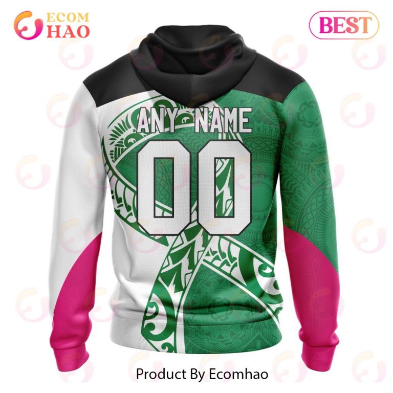 NRL New Zealand Warriors Custom Name Number Fight Cancer Pullover Hoodie NRL New Zealand Warriors Custom Name Number Fight Cancer Pullover Hoodie