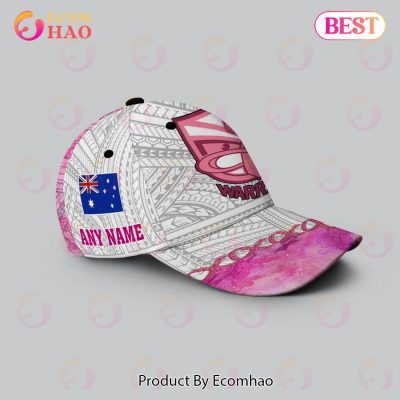 NRL New Zealand Warriors Custom Name FIght Cancer Classic Cap