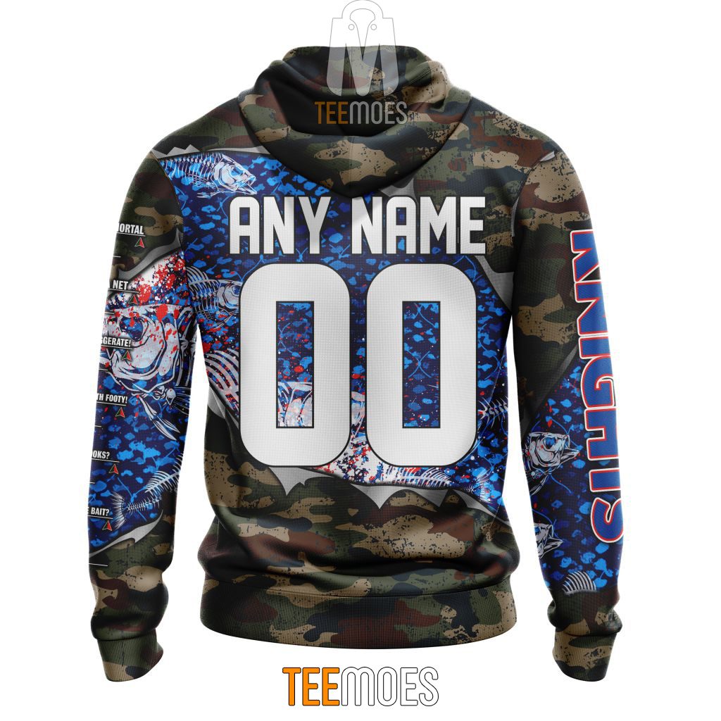 NRL Newcastle Knights Custom Name Number Special Camo Fishing Pullover Hoodie NRL Newcastle Knights Custom Name Number Special Camo Fishing Pullover Hoodie