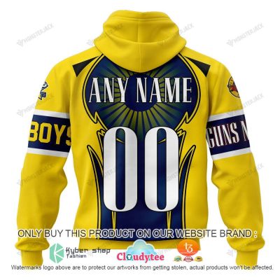 NRL North Queensland Cowboys Custom Name Number Guns N' Roses Pullover Hoodie