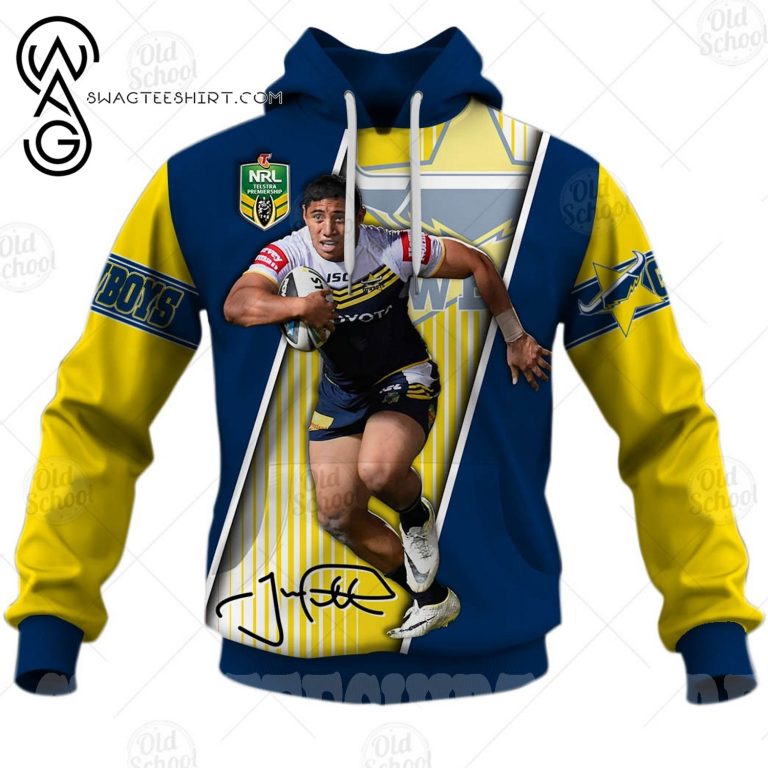 NRL North Queensland Cowboys Jason Taumalolo #13 Pullover Hoodie V3 NRL North Queensland Cowboys Jason Taumalolo #13 Pullover Hoodie V3