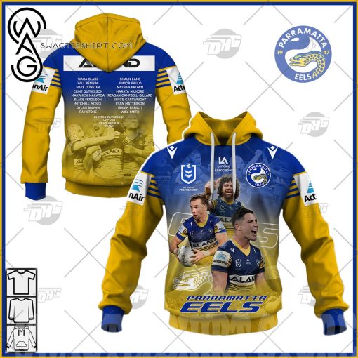 NRL Parramatta Eels Memorable Moments Pullover Hoodie NRL Parramatta Eels Memorable Moments Pullover Hoodie