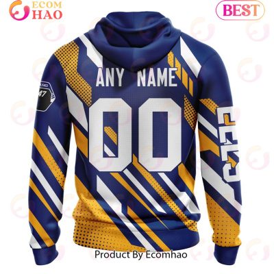 NRL Parramatta Eels Custom Name Number MotoCross Pullover Hoodie