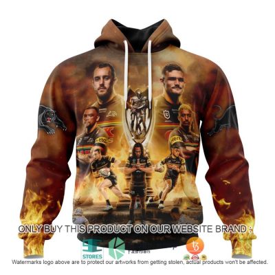 NRL Penrith Panthers Golden Legend Premiers 2022 - 2023 Pullover Hoodie