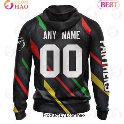 NRL Penrith Panthers Custom Name Number MotoCross Pullover Hoodie