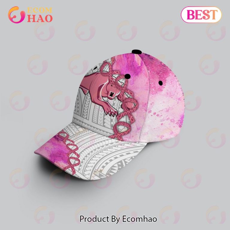 NRL Penrith Panthers Custom Name Fight Cancer Pink Classic Cap NRL Penrith Panthers Custom Name Fight Cancer Pink Classic Cap