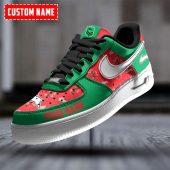 Nrl South Sydney Rabbitohs Custom Name Special Edition Air Force 1 Sneakers Black.jpg - demo10