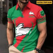 Nrl South Sydney Rabbitohs Custom Name Special Edition Zipper Polo Shirt 0459.jpg - demo10