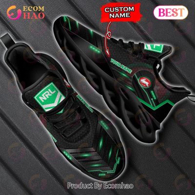 NRL South Sydney Rabbitohs Custom Name 2023 New Max Soul Shoes V3