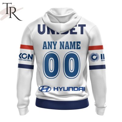 NRL Sydney Roosters Custom Name Number 2024 Away Jerey Pullover Hoodie