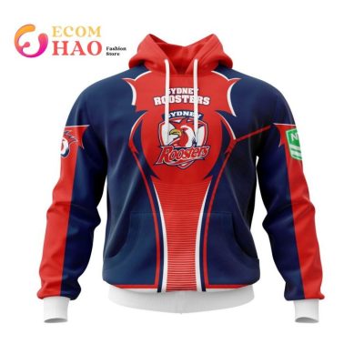 NRL Sydney Roosters Custom Name Number 2023 Special Pullover Hoodie