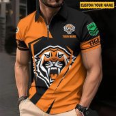 Nrl Wests Tigers Custom Name Special Edition Zipper Polo Shirt 0725.jpg - demo10