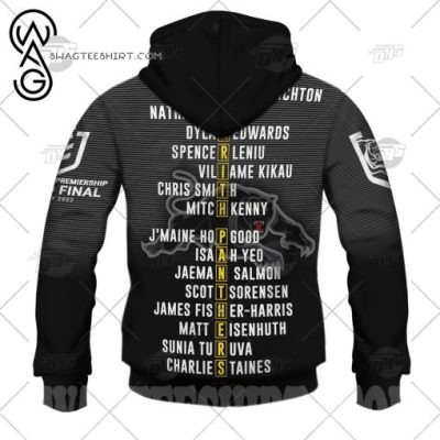 NRL Penrith Panthers Black National Rugby League Premiers 2022 - 2023 Pullover Hoodie