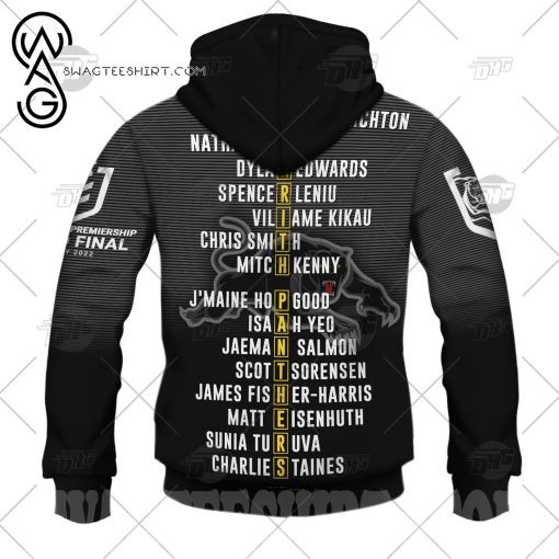 NRL Penrith Panthers Black National Rugby League Premiers 2022 - 2023 Pullover Hoodie NRL Penrith Panthers Black National Rugby League Premiers 2022 - 2023 Pullover Hoodie