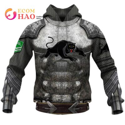 NRL Penrith Panthers Custom Name Number Armor Pullover Hoodie