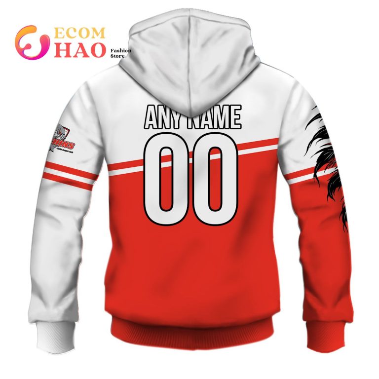 NRL Dolphins Custom Name Number Native Skull Pullover Hoodie NRL Dolphins Custom Name Number Native Skull Pullover Hoodie