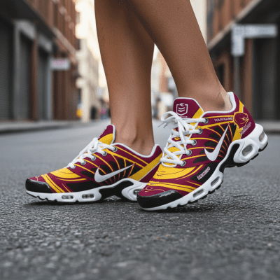 Air Max Plus Brisbane Broncos Custom Name Sneakers