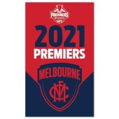 AFL Melbourne Demons Red Blue 2021 Premiers Beach Towel