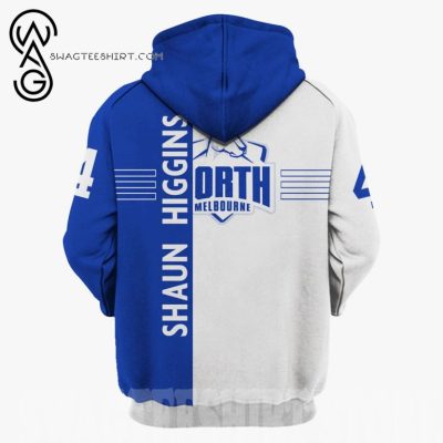 AFL North Melbourne Kangaroos Shaun Higgins #4 Pullover Hoodie