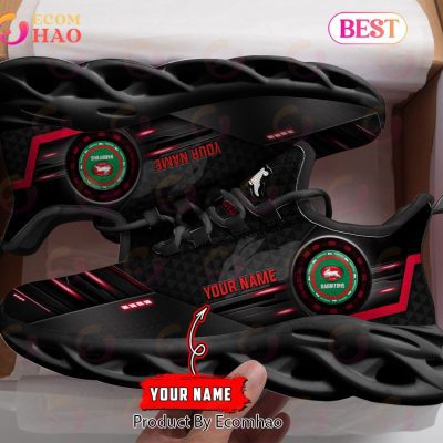 NRL South Sydney Rabbitohs Custom Name 2023 New Max Soul Shoes V1