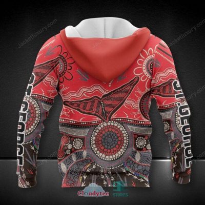 NRL St. George Illawarra Dragons Aboriginal Pattern Pullover Hoodie