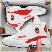 NRL St. George Illawarra Dragons Custom Name Air Jordan 13 Shoes V3