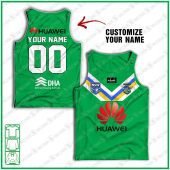 Personalised Tank top Vintage NRL team Custom name and number Footy vintage tank top for fans- vtgtt095
