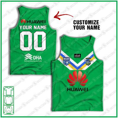 Personalised Tank top Vintage NRL team Custom name and number Footy vintage tank top for fans- vtgtt095