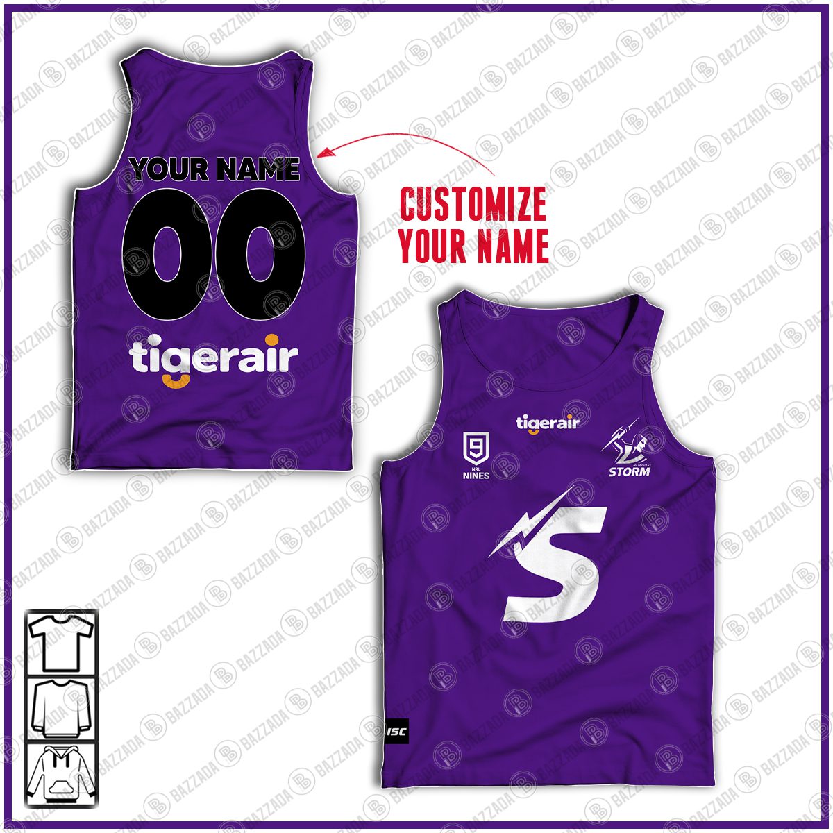 Personalised Tank top Vintage NRL team Custom name and number Footy vintage tank top for fans- vtgtt034 Personalised Tank top Vintage NRL team Custom name and number Footy vintage tank top for fans- vtgtt034