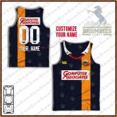 Personalize Throwback Super Rugby Brumbies Vintage Away Jersey 1999 Tank Top