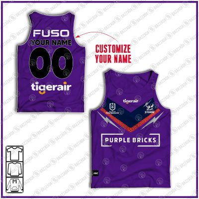 Personalised Tank top Vintage NRL team Custom name and number Footy vintage tank top for fans- vtgtt034
