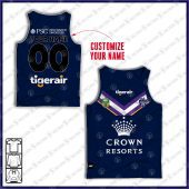Personalised Tank top Vintage NRL team Custom name and number Footy vintage tank top for fans- vtgtt034