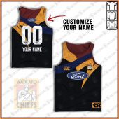 Personalise Throwback Waikato Chiefs Super Rugby Vintage 1998 Tank Top
