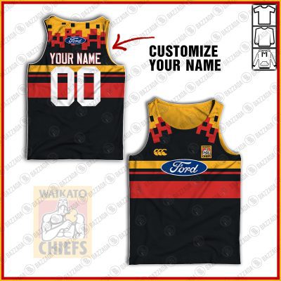 Personalise Throwback Waikato Chiefs Super Rugby Vintage 1997 Tank Top