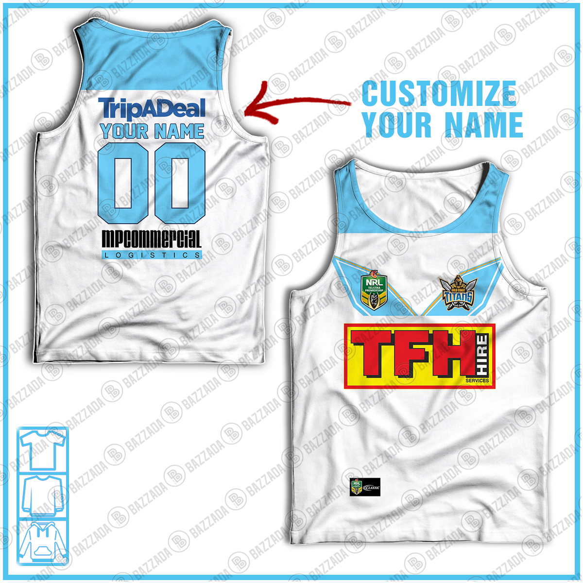Personalised Tank top Vintage NRL team Custom name and number Footy vintage tank top for fans- vtgtt039 Personalised Tank top Vintage NRL team Custom name and number Footy vintage tank top for fans- vtgtt039