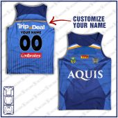 Personalised Tank top Vintage NRL team Custom name and number Footy vintage tank top for fans- vtgtt040
