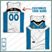 Personalised Tank top Vintage NRL team Custom name and number Footy vintage tank top for fans- vtgtt037