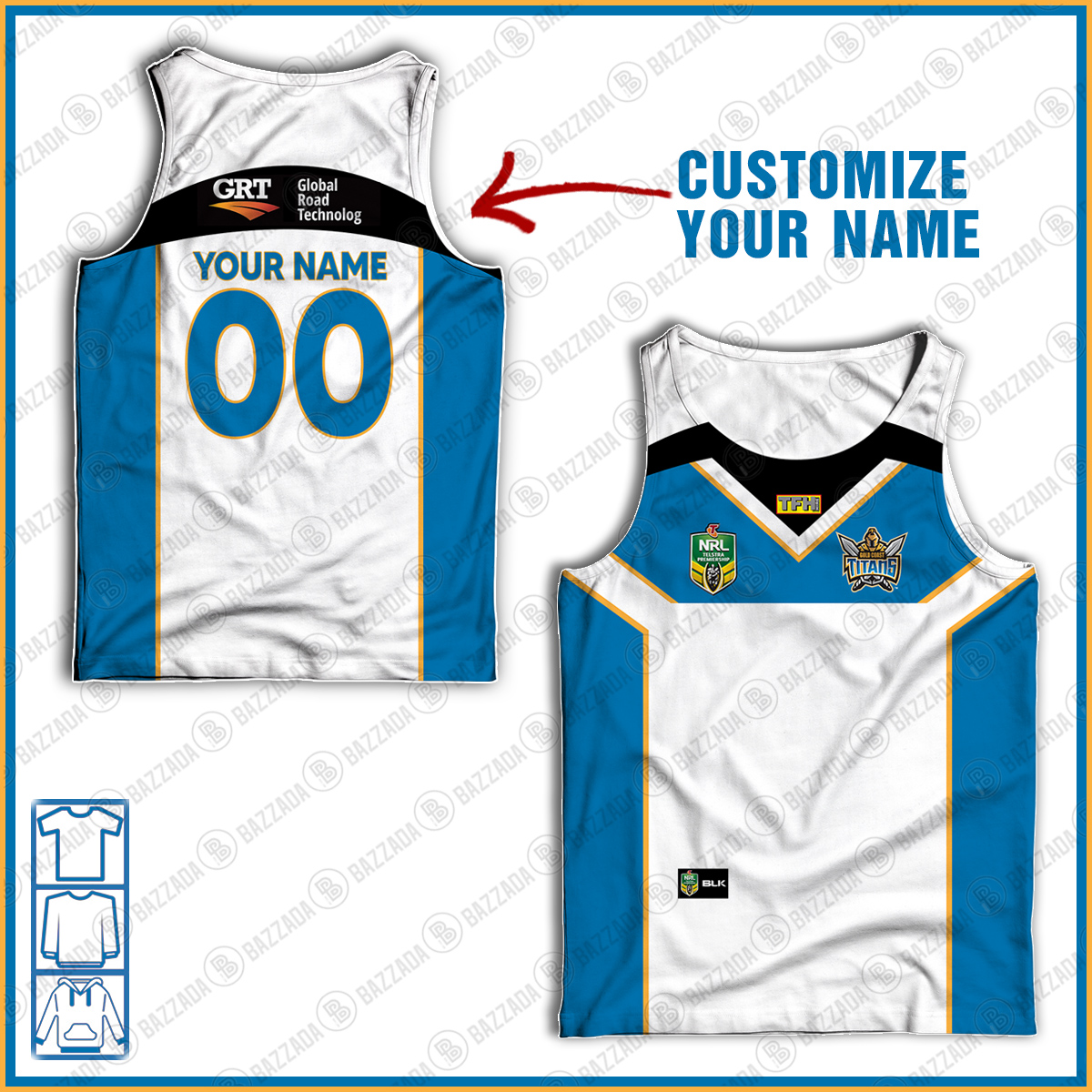 Personalised Tank top Vintage NRL team Custom name and number Footy vintage tank top for fans- vtgtt037 Personalised Tank top Vintage NRL team Custom name and number Footy vintage tank top for fans- vtgtt037