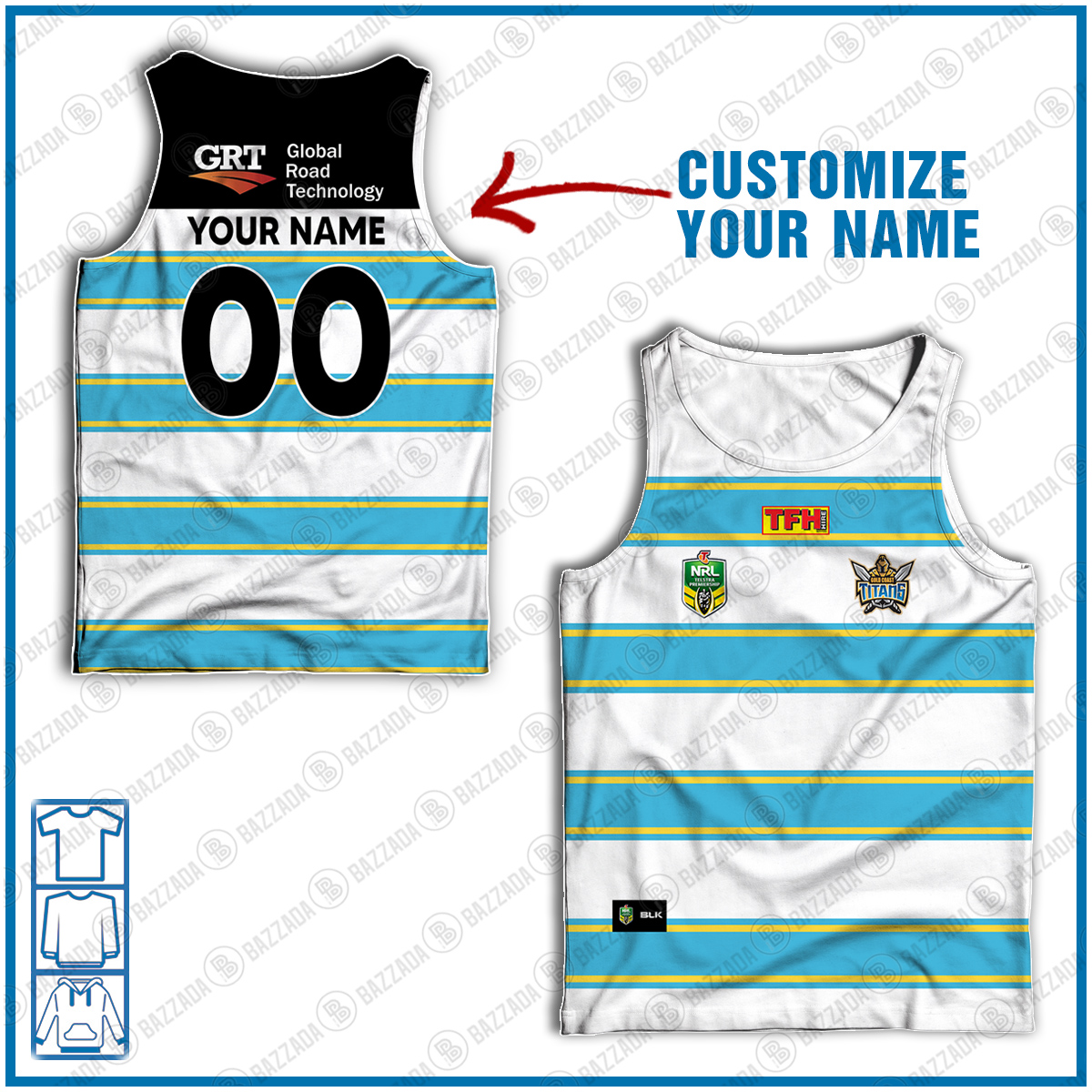 Personalised Tank top Vintage NRL team Custom name and number Footy vintage tank top for fans- vtgtt034 Personalised Tank top Vintage NRL team Custom name and number Footy vintage tank top for fans- vtgtt034