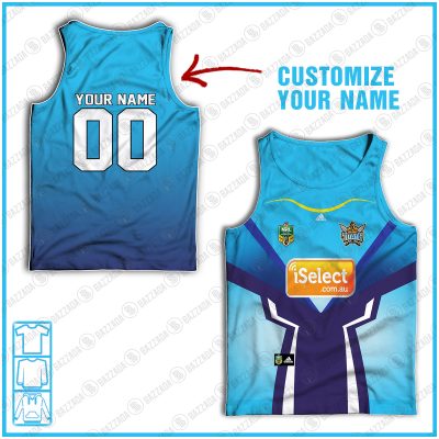 Personalised Tank top Vintage NRL team Custom name and number Footy vintage tank top for fans- vtgtt034